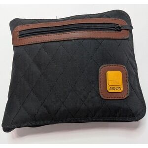 Airway Travel Organizer Bag Unisex OS Black Good Quilted Foldable Utility Pouch